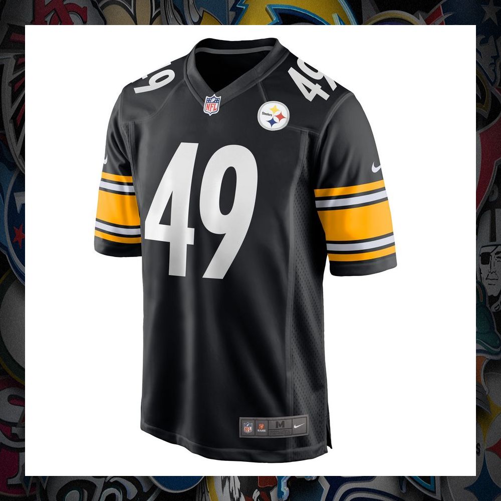 Chapelle Russell Pittsburgh Steelers Black Football Jersey 6 Chapelle Russell Pittsburgh Steelers Black Football Jersey word3