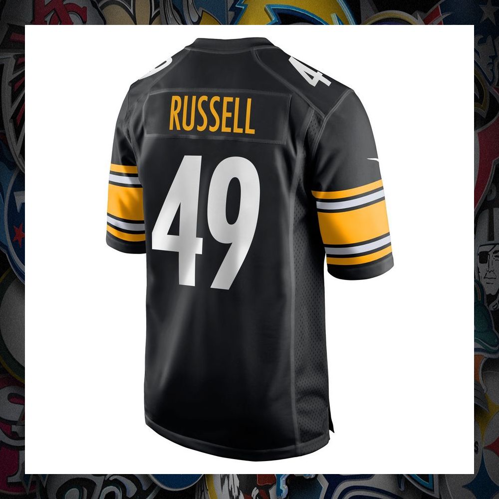 Chapelle Russell Pittsburgh Steelers Black Football Jersey 7 Chapelle Russell Pittsburgh Steelers Black Football Jersey word3