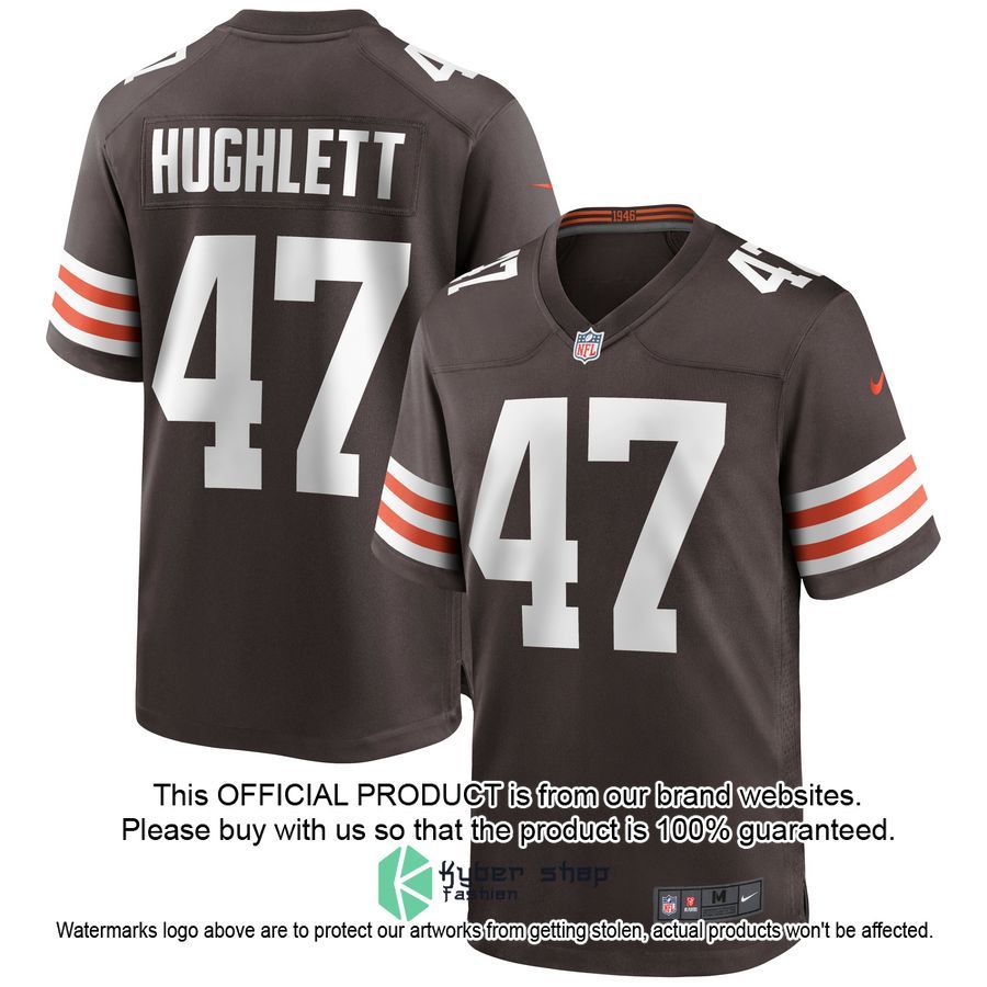 Charley Hughlett Cleveland Browns Brown Football Jersey