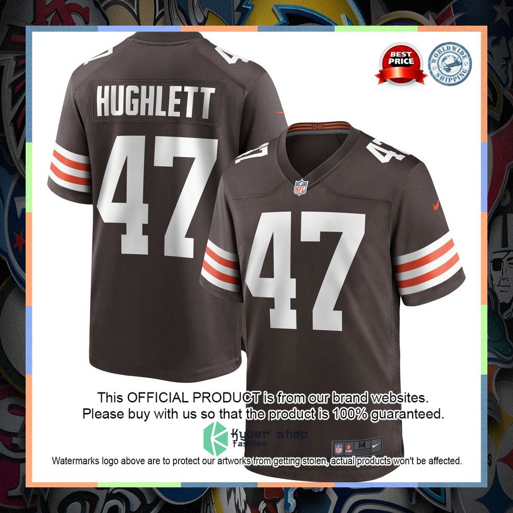 Charley Hughlett Cleveland Browns Brown Football Jersey 5 Charley Hughlett Cleveland Browns Brown Football Jersey word3