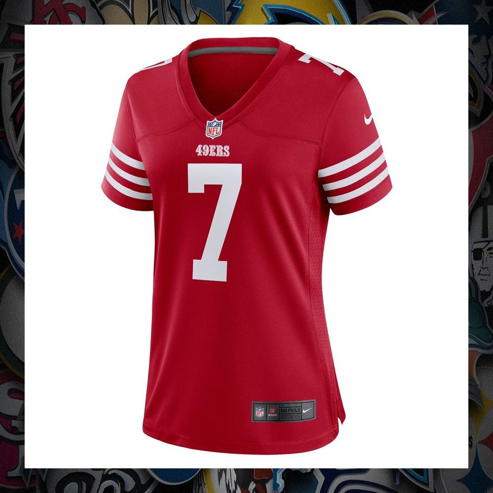 Charvarius Ward San Francisco 49ers Scarlet Football Jersey 6 Charvarius Ward San Francisco 49ers Scarlet Football Jersey word2
