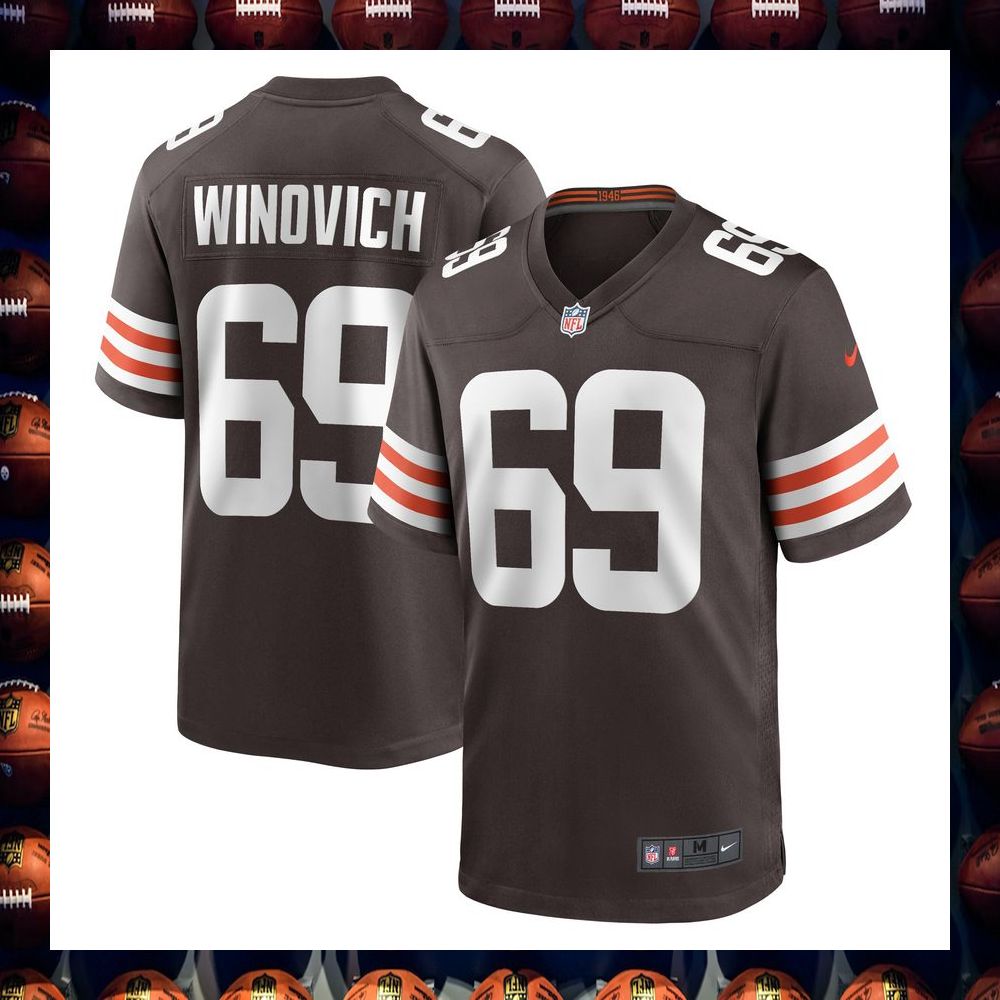 Chase Winovich Cleveland Browns Brown Football Jersey 4 Chase Winovich Cleveland Browns Brown Football Jersey word2