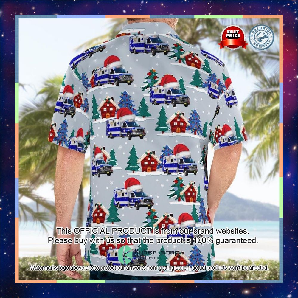 Chatham New Jersey Chatham Emergency Squad Christmas Hawaiian Shirt 8 Chatham New Jersey Chatham Emergency Squad Christmas Hawaiian Shirt word3