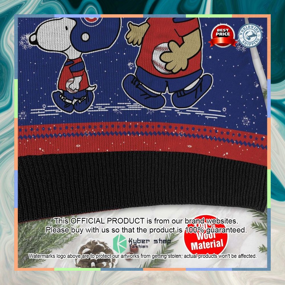 Chicago Cubs Charlie Brown Snoopy Wear Football Jersey Christmas Sweater 9 Chicago Cubs Charlie Brown Snoopy Wear Football Jersey Christmas Sweater word2