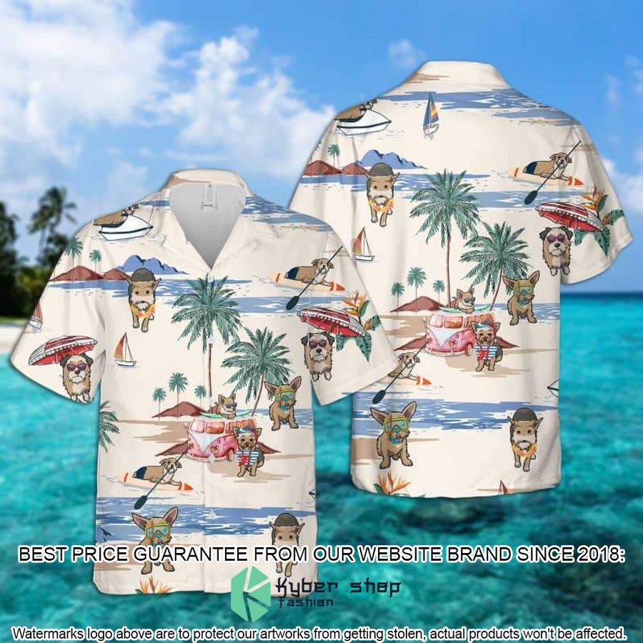 Chorkie Summer Beach Hawaiian Shirt