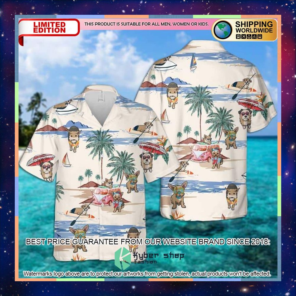 Chorkie Summer Beach Hawaiian Shirt 3 Chorkie Summer Beach Hawaiian Shirt word3