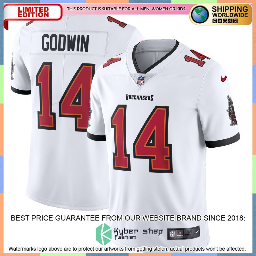 Chris Godwin Tampa Bay Buccaneers Vapor White Football Jersey