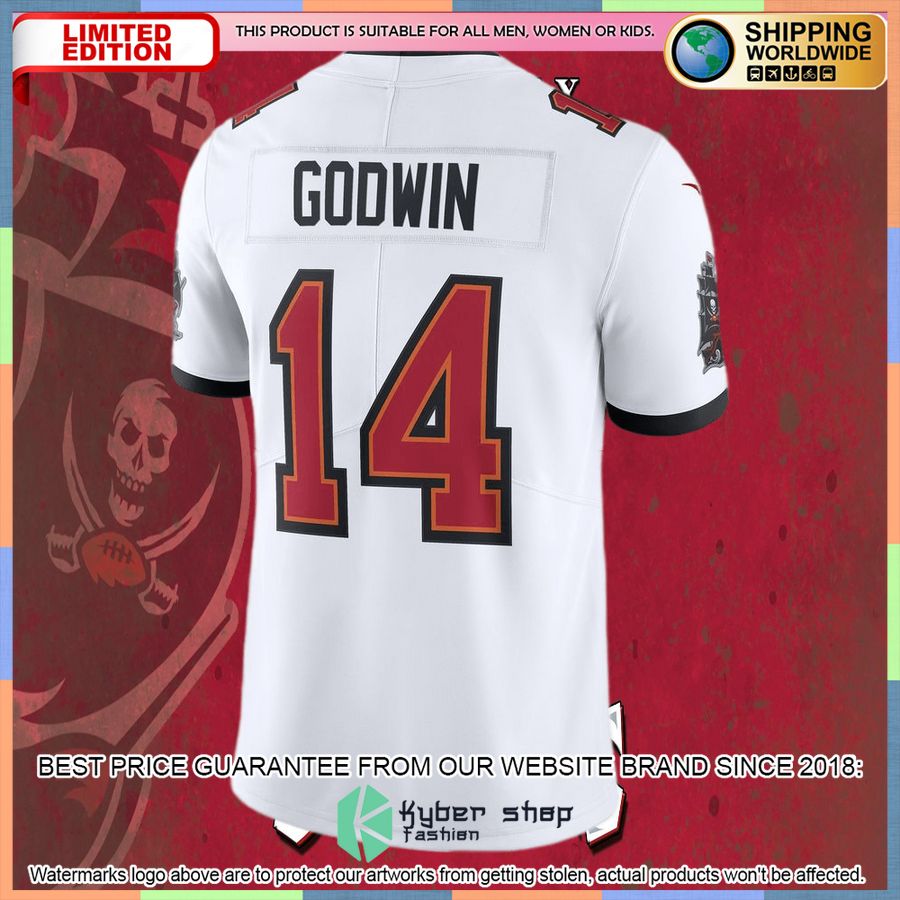 Chris Godwin Tampa Bay Buccaneers Vapor White Football Jersey 6 Chris Godwin Tampa Bay Buccaneers Vapor White Football Jersey word2