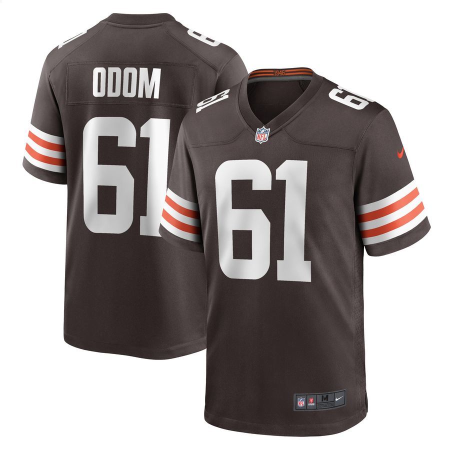 Chris Odom Cleveland Browns Brown Football Jersey 4 Chris Odom Cleveland Browns Brown Football Jersey word3