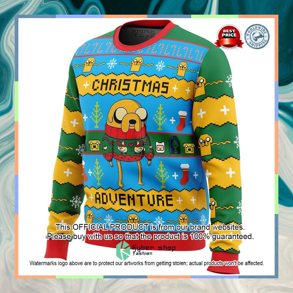 Christmas Adventure Time Ugly Christmas Sweater 8 Christmas Adventure Time Ugly Christmas Sweater word2