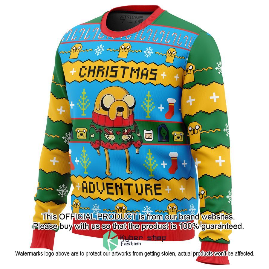 Christmas Adventure Time Ugly Christmas Sweater 3 Christmas Adventure Time Ugly Christmas Sweater word2