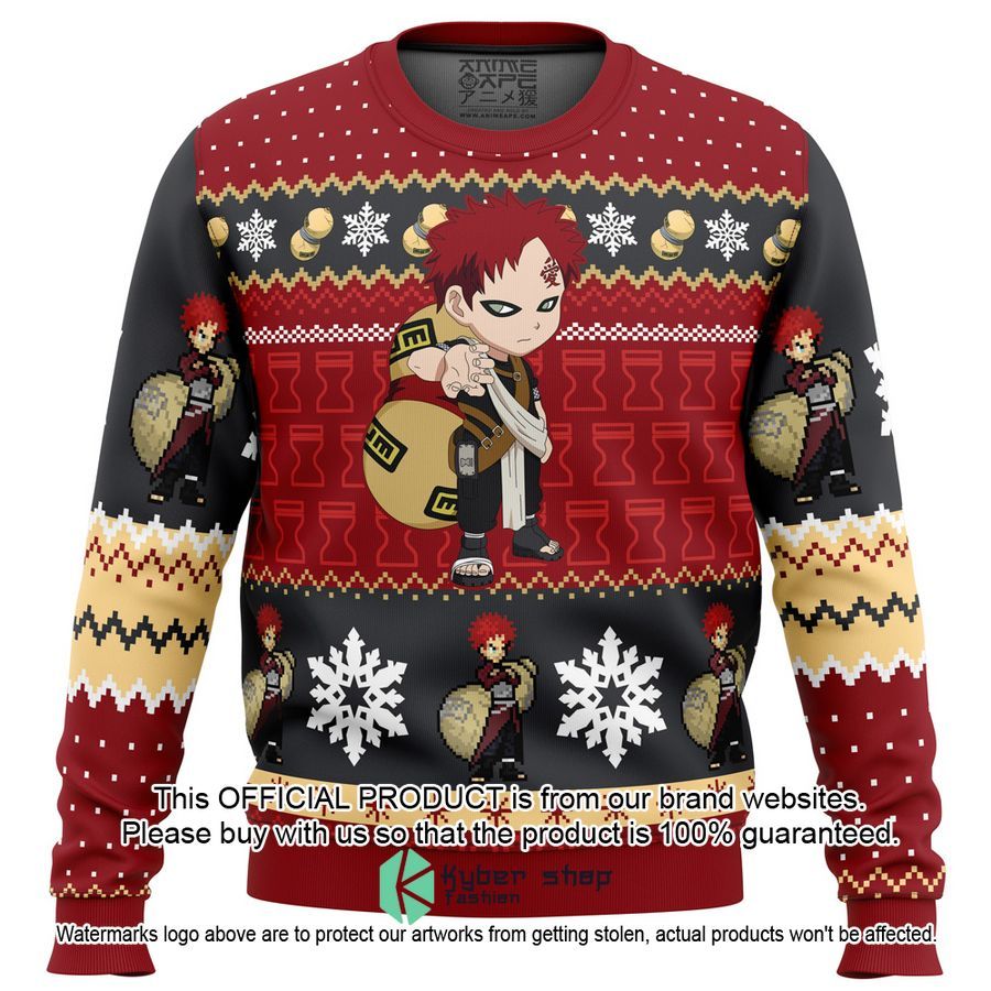 Christmas Gaara Naruto Ugly Christmas Sweater