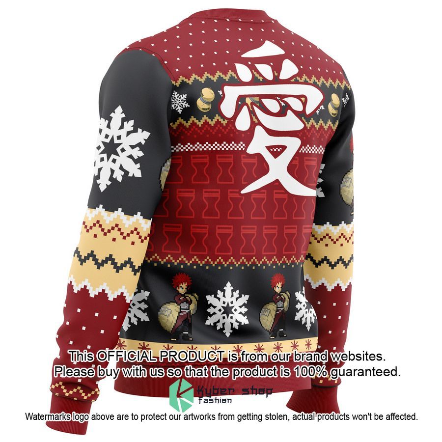 Christmas Gaara Naruto Ugly Christmas Sweater 4 Christmas Gaara Naruto Ugly Christmas Sweater word3