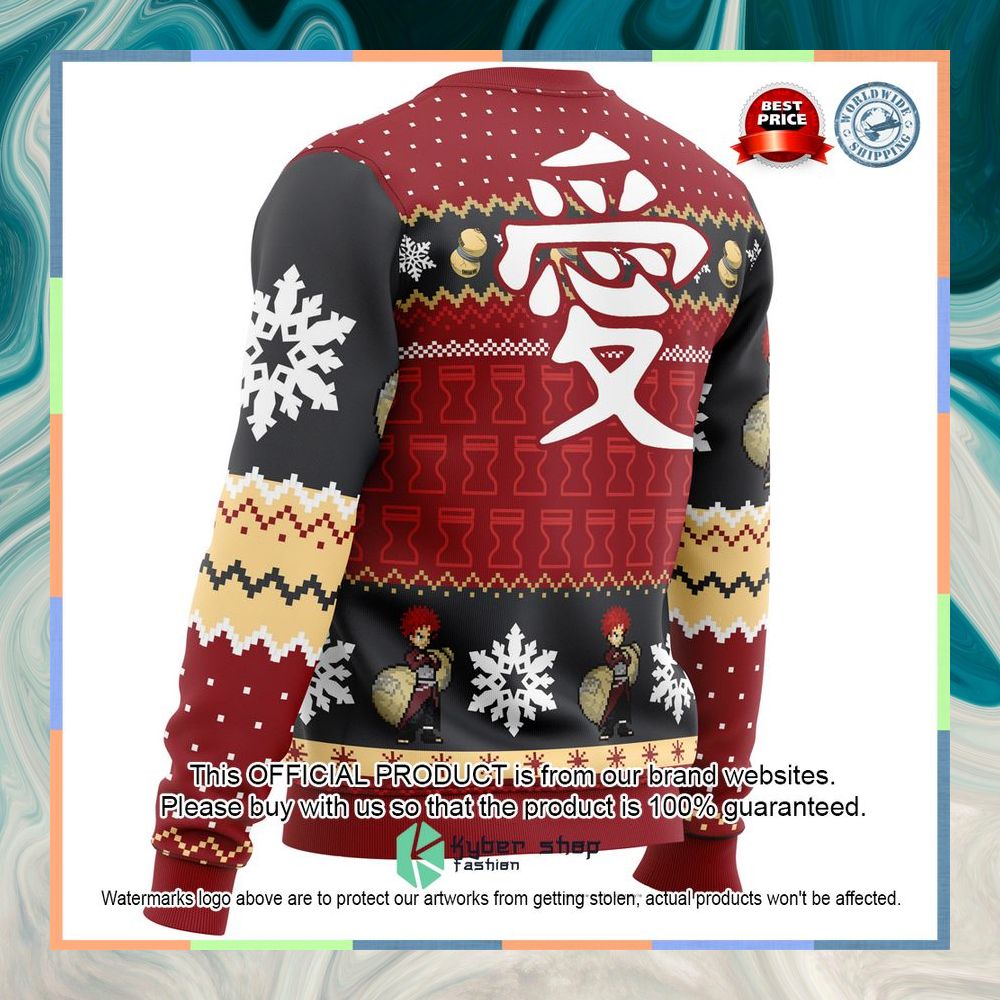 Christmas Gaara Naruto Ugly Christmas Sweater 9 Christmas Gaara Naruto Ugly Christmas Sweater word3