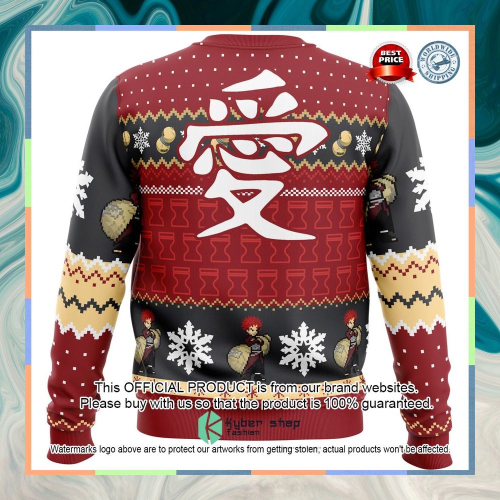 Christmas Gaara Naruto Ugly Christmas Sweater 10 Christmas Gaara Naruto Ugly Christmas Sweater word3