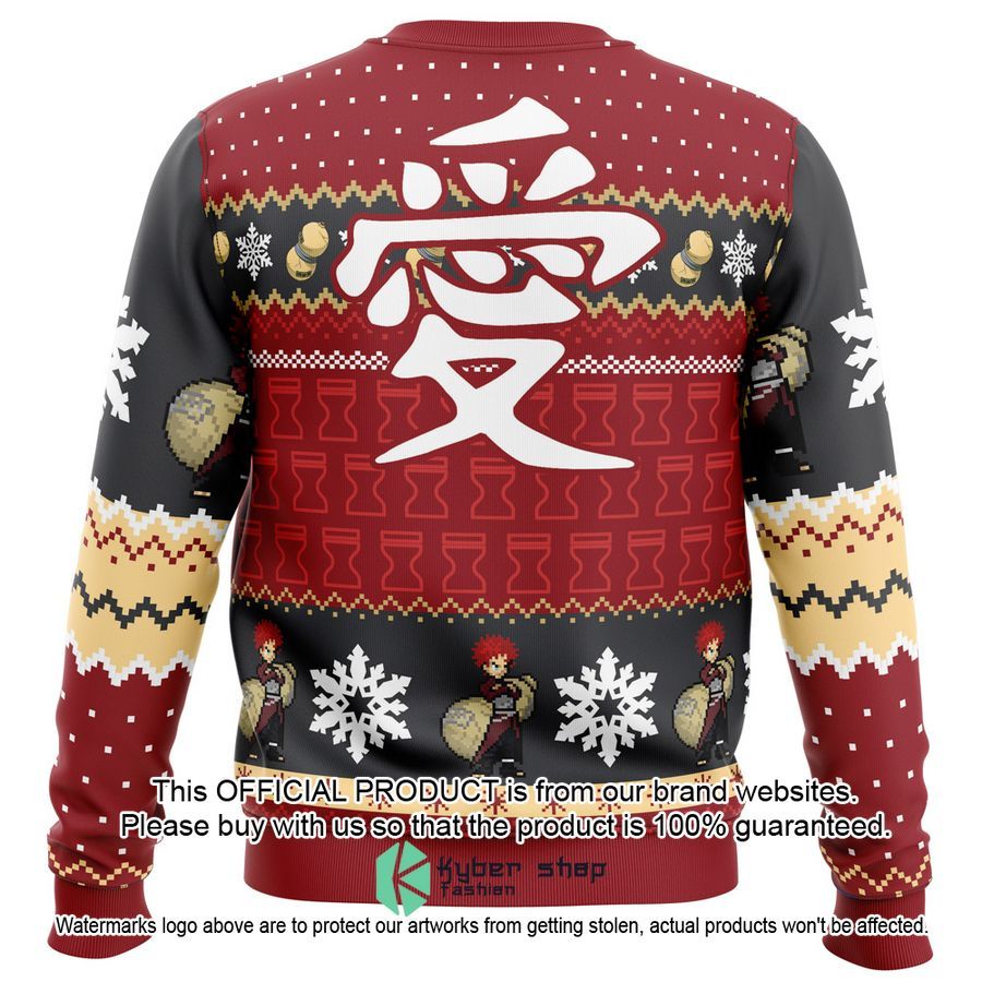 Christmas Gaara Naruto Ugly Christmas Sweater 5 Christmas Gaara Naruto Ugly Christmas Sweater word3