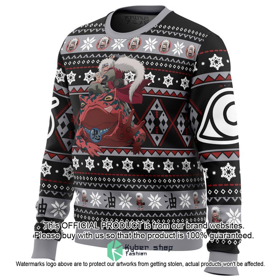Christmas Jiraiya Naruto Ugly Christmas Sweater 3 Christmas Jiraiya Naruto Ugly Christmas Sweater word2
