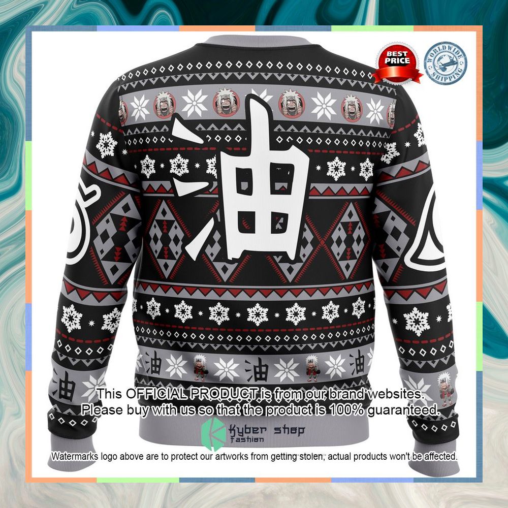 Christmas Jiraiya Naruto Ugly Christmas Sweater 10 Christmas Jiraiya Naruto Ugly Christmas Sweater word2