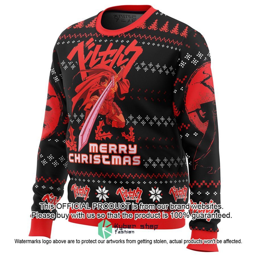 Christmas Red Guts Berzerk Ugly Christmas Sweater 3 Christmas Red Guts Berzerk Ugly Christmas Sweater word2