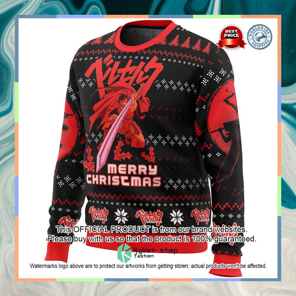 Christmas Red Guts Berzerk Ugly Christmas Sweater 8 Christmas Red Guts Berzerk Ugly Christmas Sweater word2