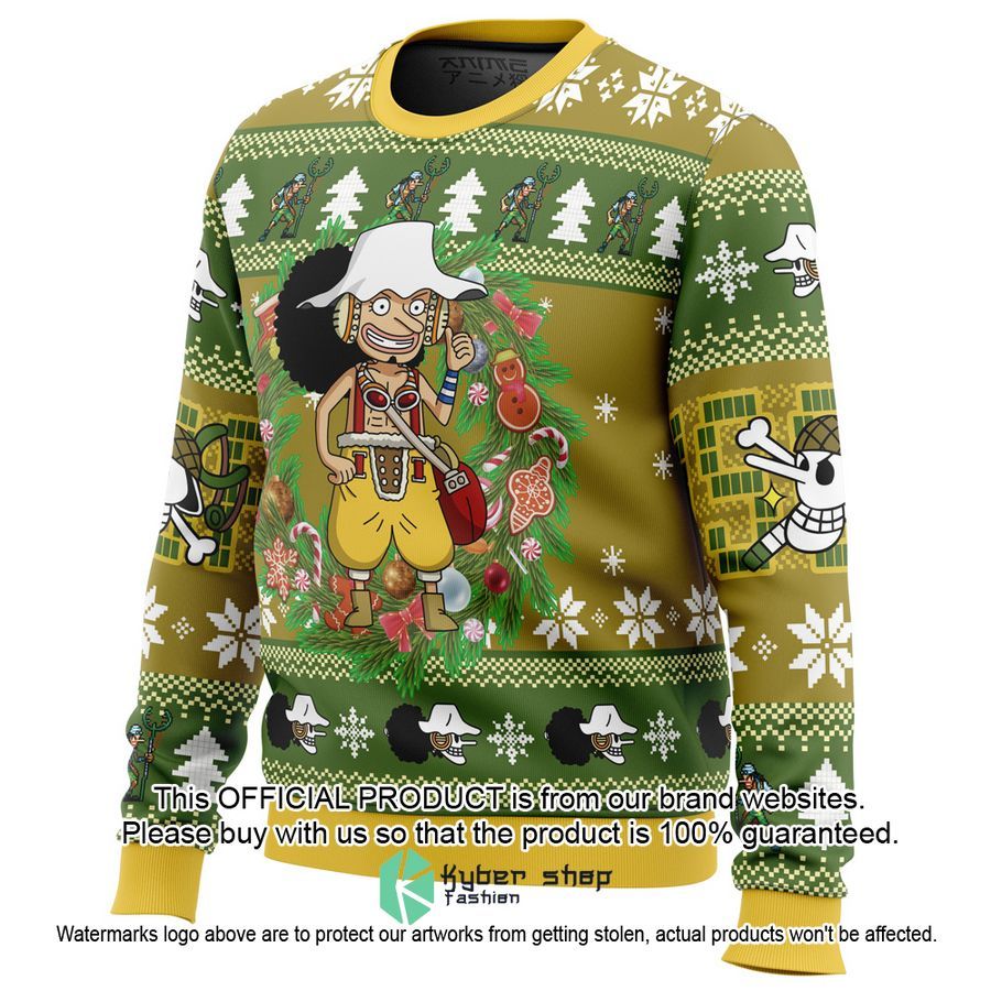 Christmas Usopp One Piece Ugly Christmas Sweater 3 Christmas Usopp One Piece Ugly Christmas Sweater word1