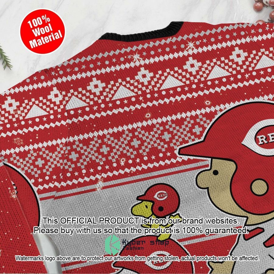 Cincinnati Reds Charlie Brown Snoopy Wear Football Jersey Christmas Sweater 3 Cincinnati Reds Charlie Brown Snoopy Wear Football Jersey Christmas Sweater word1