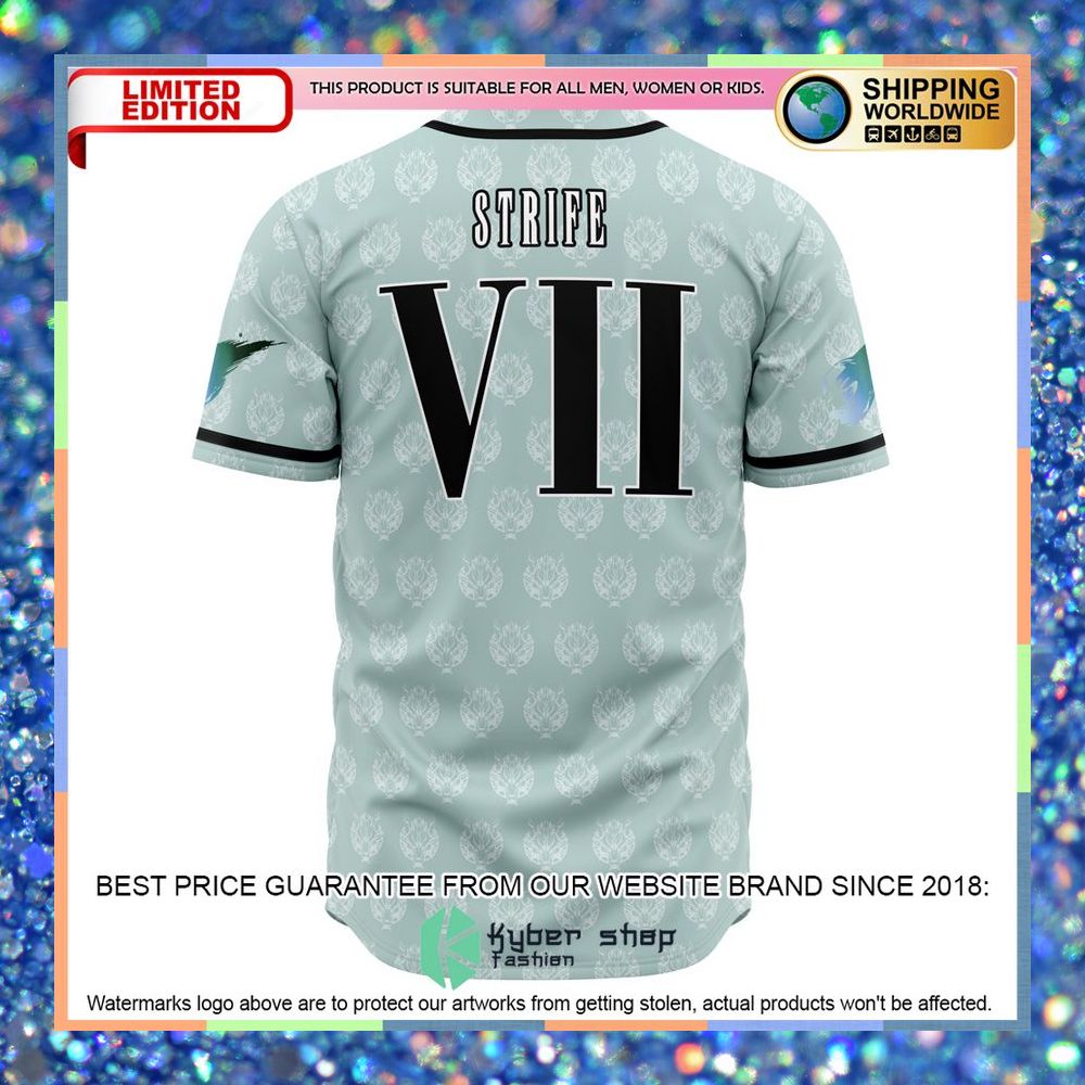 Cloud Strife Final Fantasy 7 Baseball Jersey 6 Cloud Strife Final Fantasy 7 Baseball Jersey word3