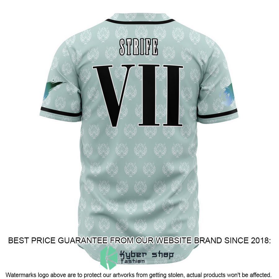 Cloud Strife Final Fantasy 7 Baseball Jersey 3 Cloud Strife Final Fantasy 7 Baseball Jersey word3