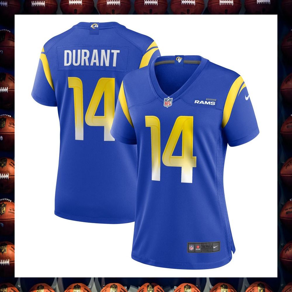 Cobie Durant Los Angeles Rams Women's Royal Football Jersey