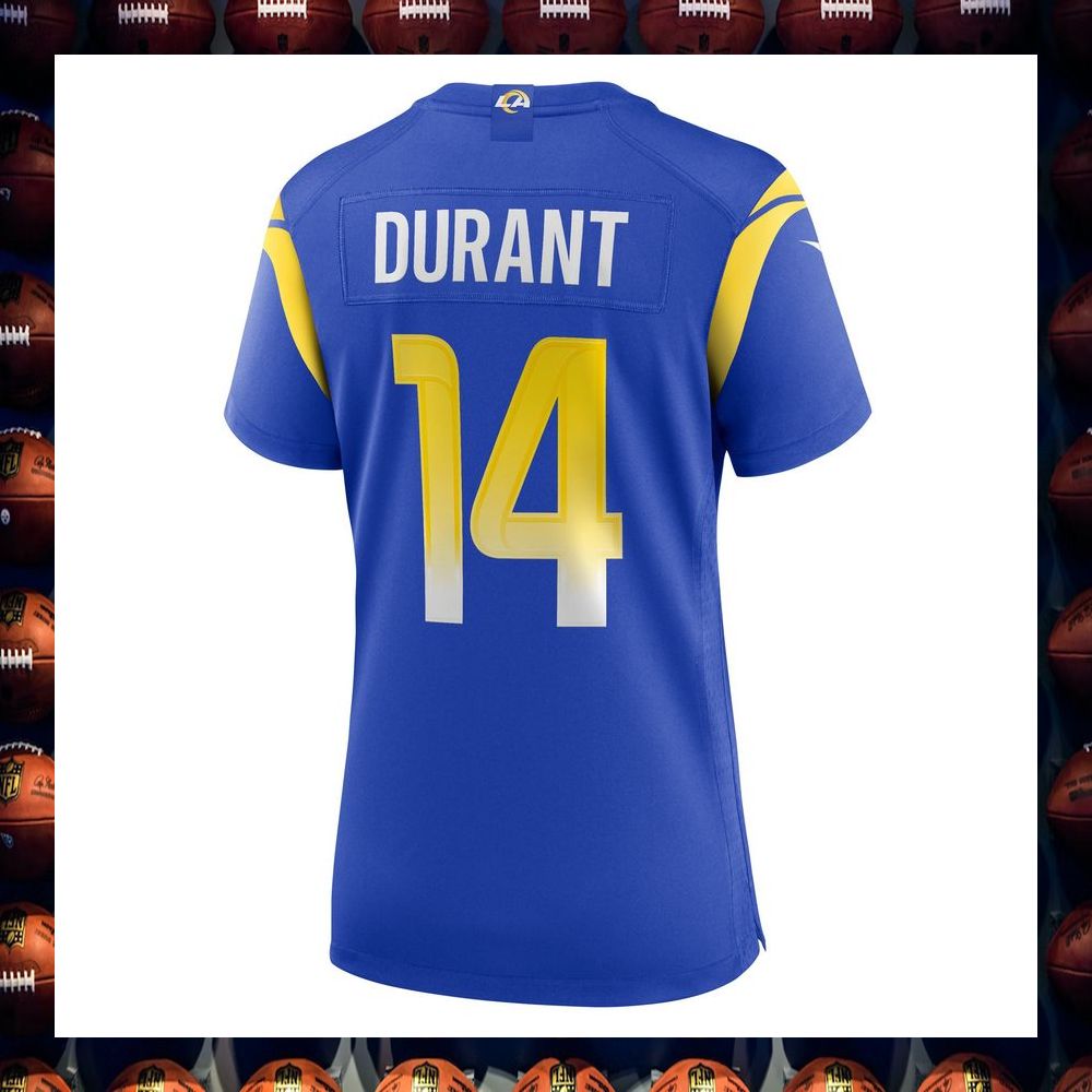 Cobie Durant Los Angeles Rams Women's Royal Football Jersey 3 Cobie Durant Los Angeles Rams Women's Royal Football Jersey word3
