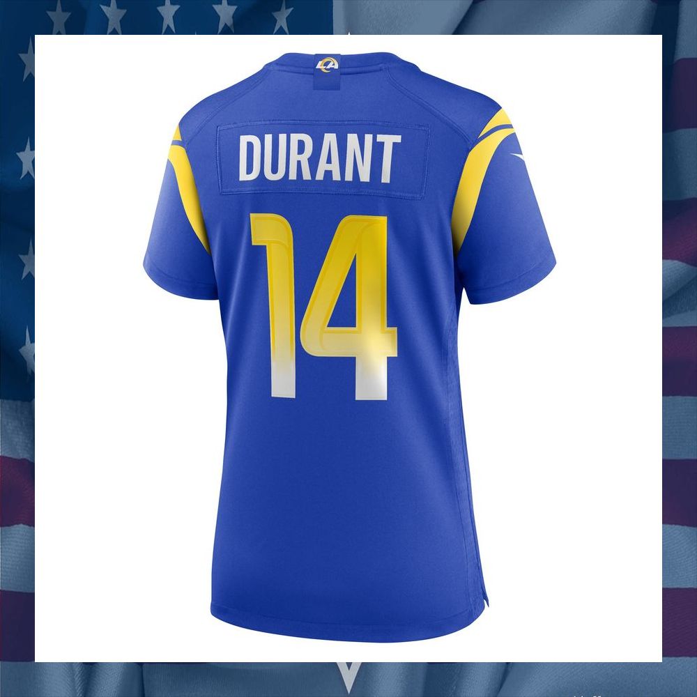 Cobie Durant Los Angeles Rams Women's Royal Football Jersey 7 Cobie Durant Los Angeles Rams Women's Royal Football Jersey word3