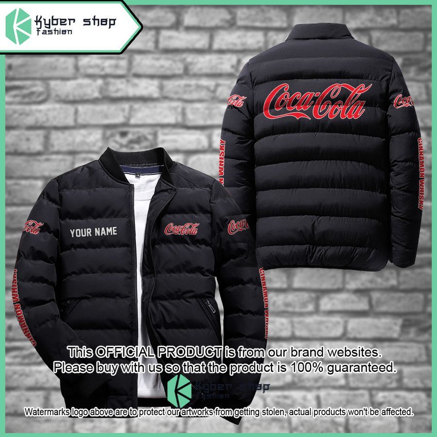 Coca-Cola Custom Puffer Down Jacket word1