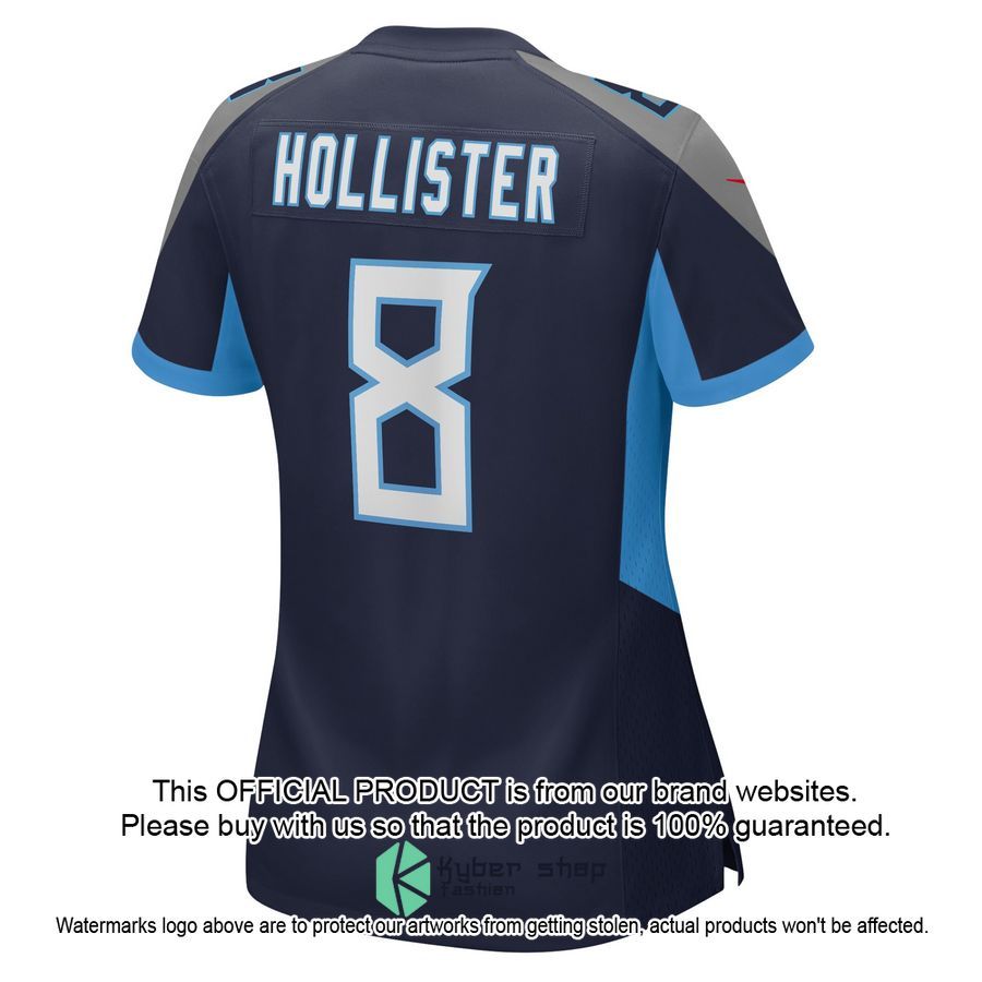 Cody Hollister Tennessee Titans Women's Navy Football Jersey 3 Cody Hollister Tennessee Titans Women's Navy Football Jersey word3