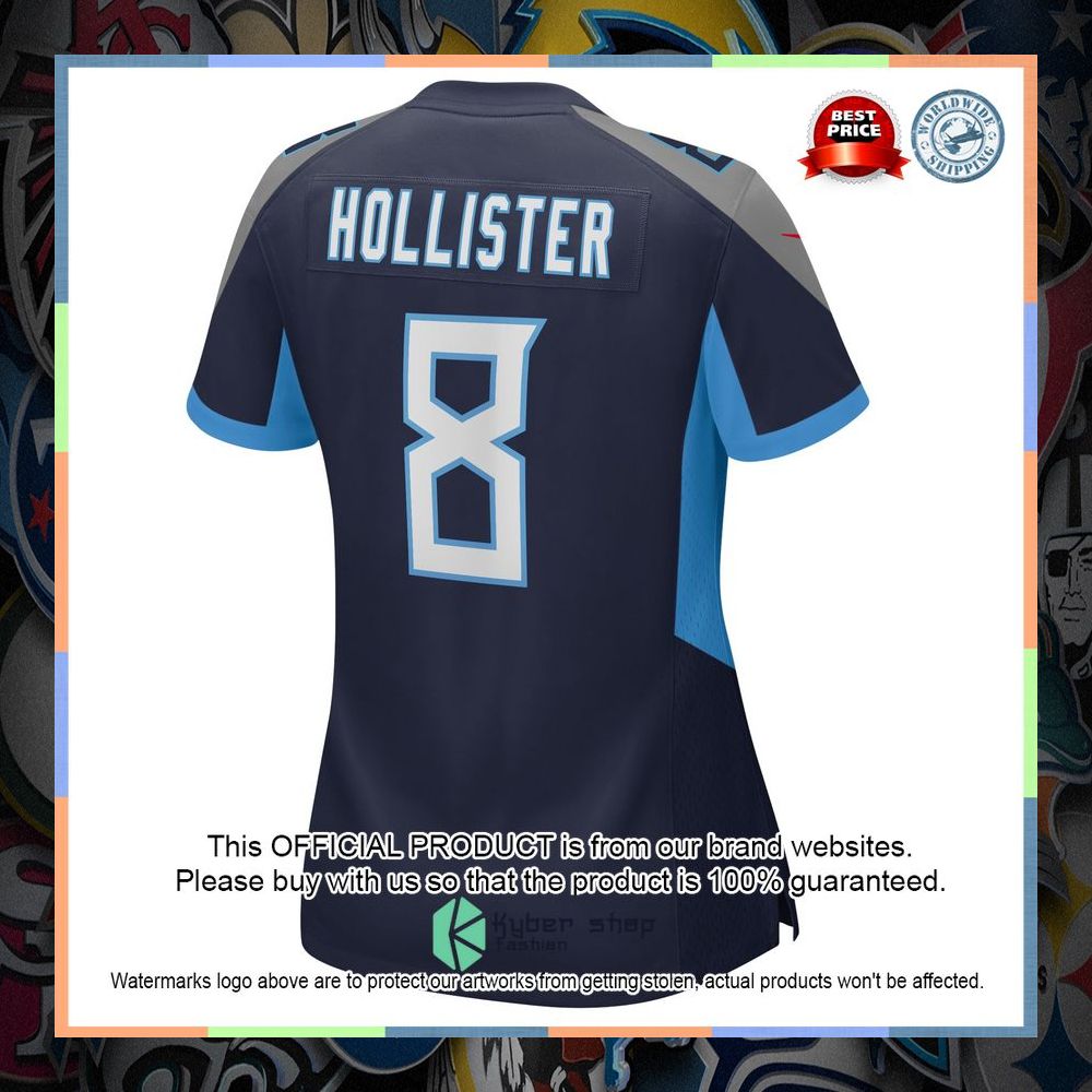 Cody Hollister Tennessee Titans Women's Navy Football Jersey 7 Cody Hollister Tennessee Titans Women's Navy Football Jersey word3