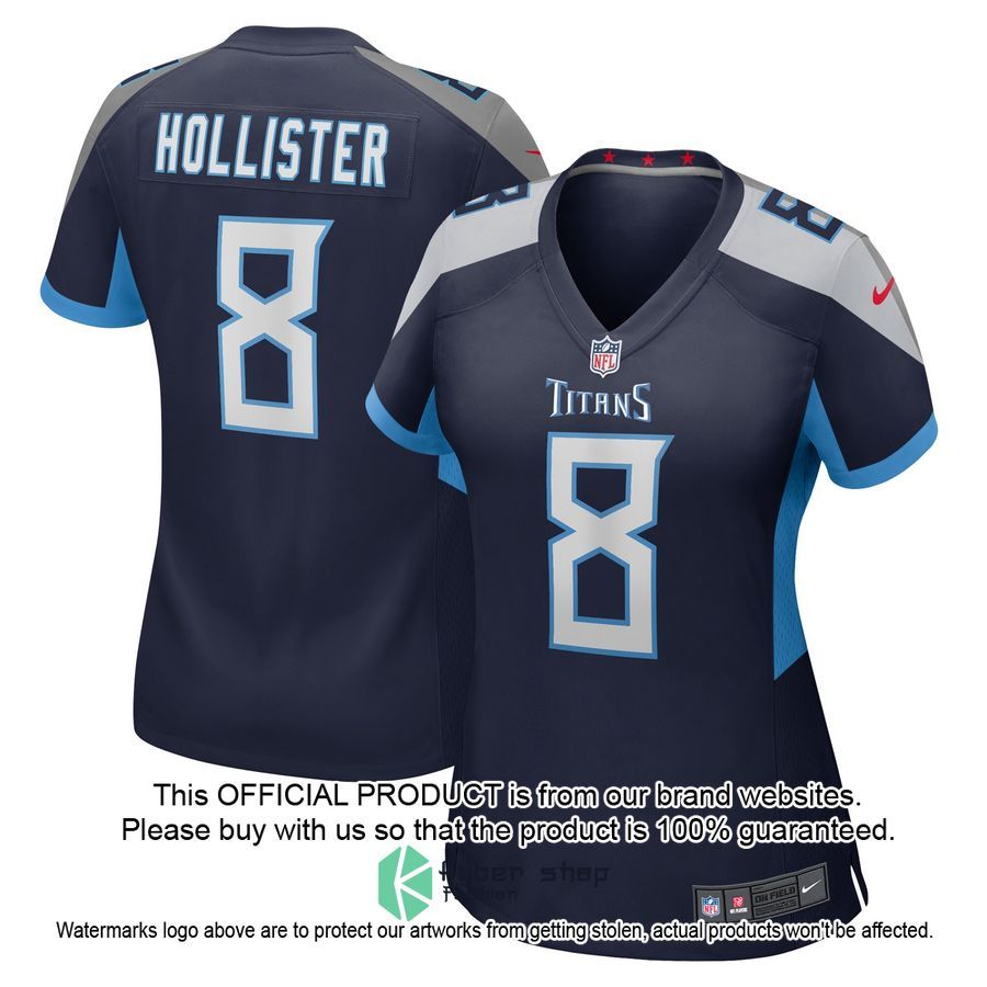 Cody Hollister Tennessee Titans Women's Navy Football Jersey 4 Cody Hollister Tennessee Titans Women's Navy Football Jersey word3