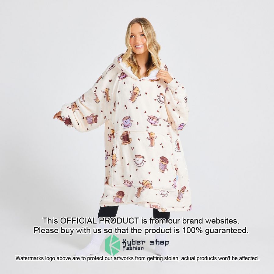 Coffee Oodie Blanket Hoodie word3