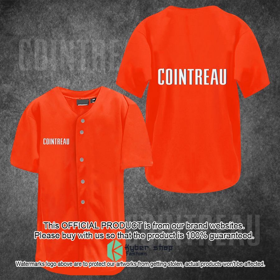 Cointreau Baseball Jersey word1