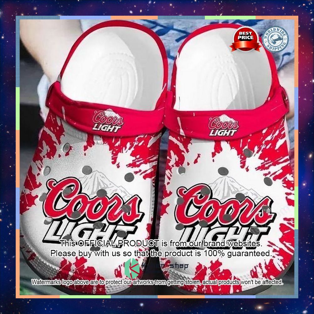 Coors Light Crocs Crocband Shoes 3 Coors Light Crocs Crocband Shoes word3