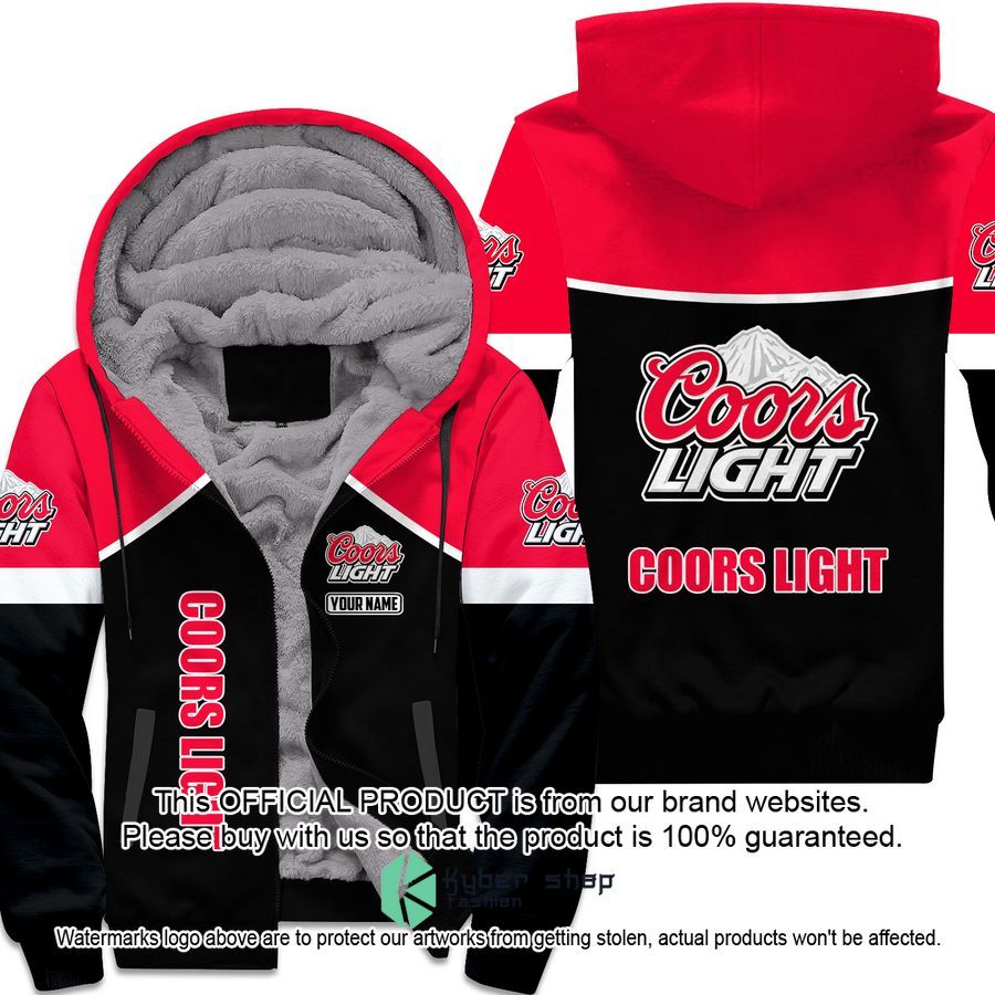 Coors Light Custom Fleece Hoodie