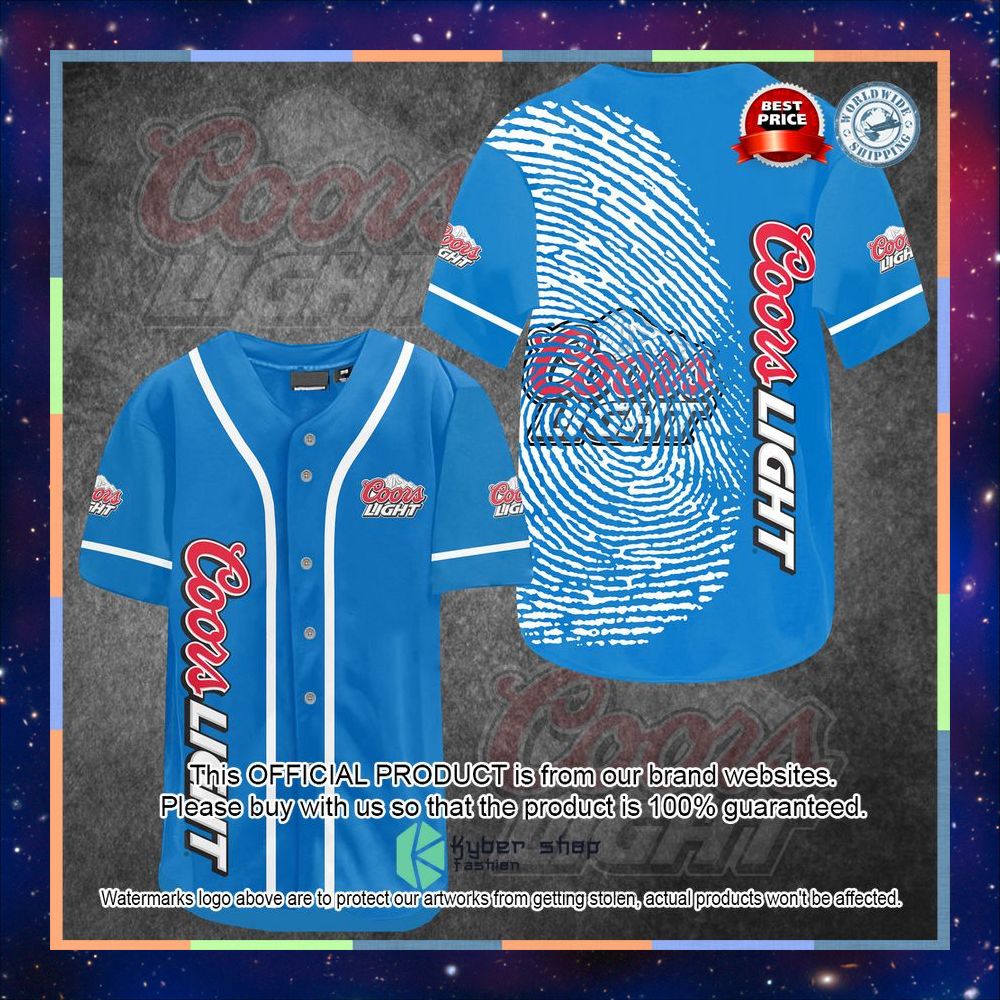 Coors Light DNA Baseball Jersey 3 Coors Light DNA Baseball Jersey word3
