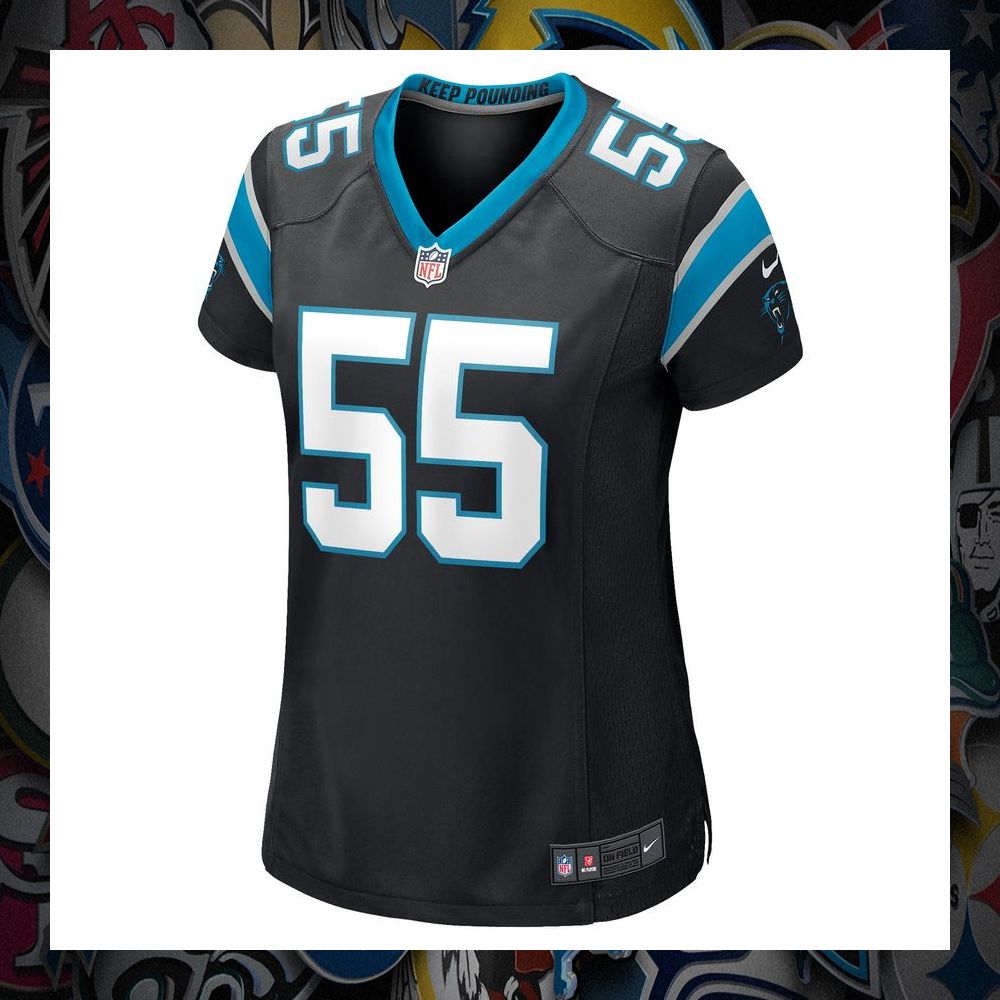 Cory Littleton Carolina Panthers Black Football Jersey 6 Cory Littleton Carolina Panthers Black Football Jersey word2