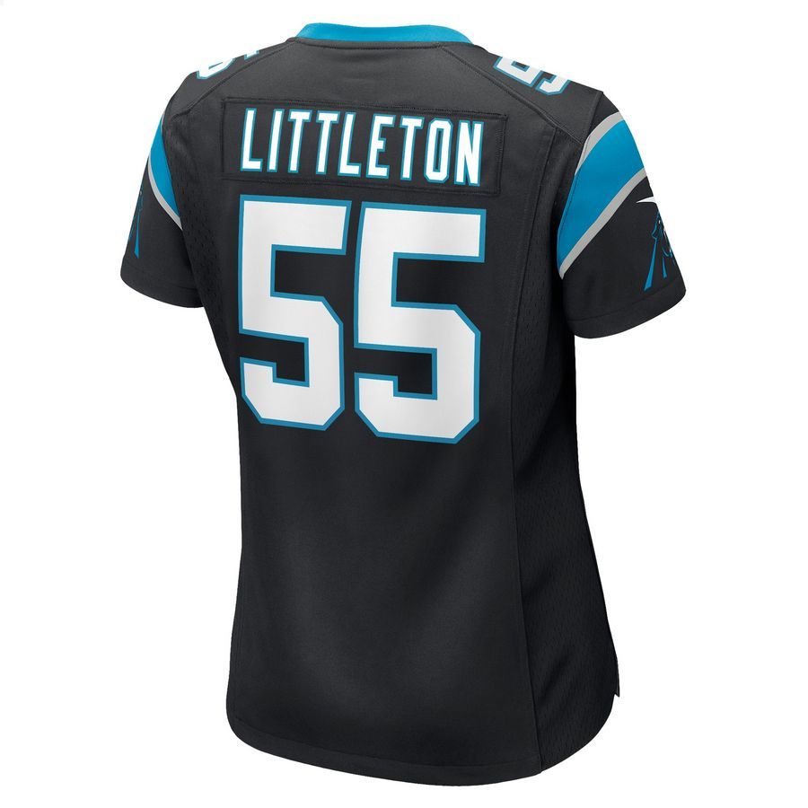 Cory Littleton Carolina Panthers Black Football Jersey 3 Cory Littleton Carolina Panthers Black Football Jersey word2