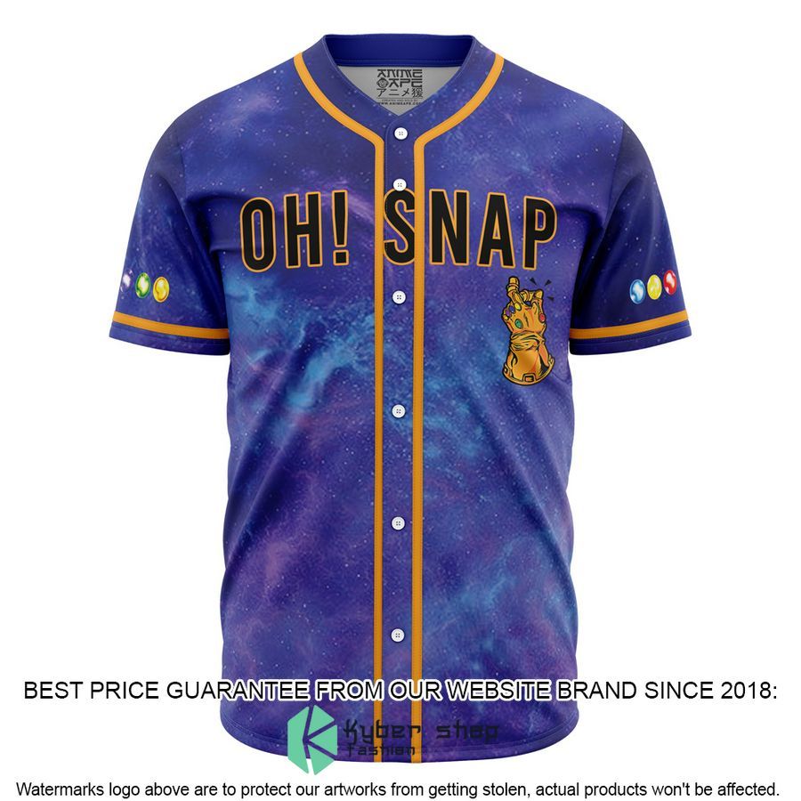 Cosmic Infinity Stones Marvel Baseball Jersey