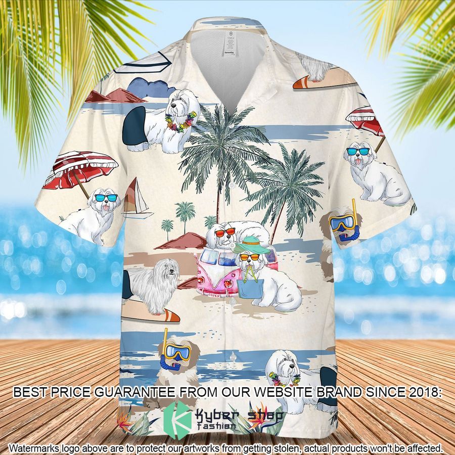 Coton De Tulear Summer Beach Hawaiian Shirt