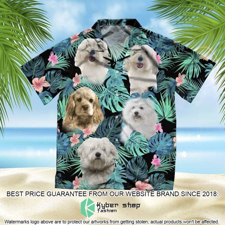 Coton De Tulear Summer Leaves Hawaiian Shirt
