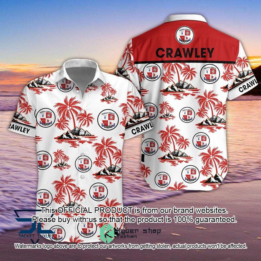Crawley Town Hawaiian Shirt, Short
