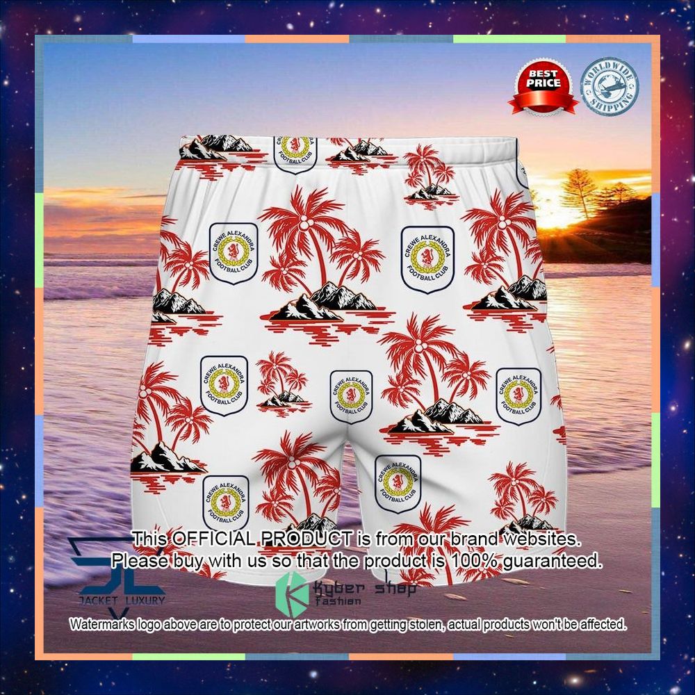 Crewe Alexandra Hawaiian Shirt, Short 4 Crewe Alexandra Hawaiian Shirt, Short word3