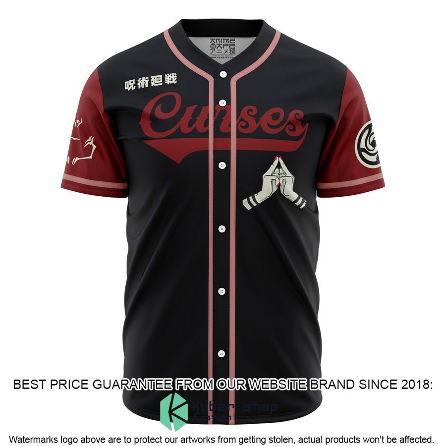 Curses Sukuna Jujutsu Kaisen Baseball Jersey