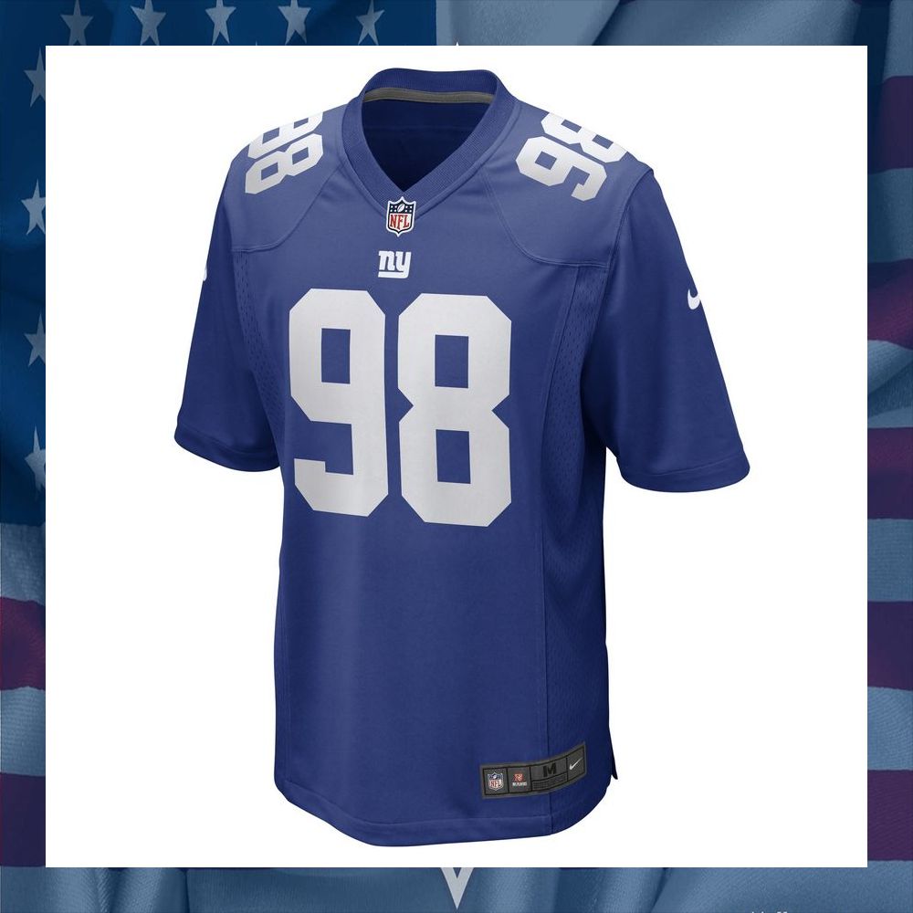 D.J. Davidson New York Giants Royal Football Jersey 6 D.J. Davidson New York Giants Royal Football Jersey word1