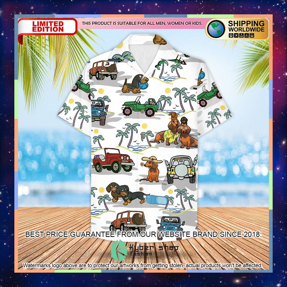 Dachshund Jeep Hawaiian Shirt 5 Dachshund Jeep Hawaiian Shirt word2